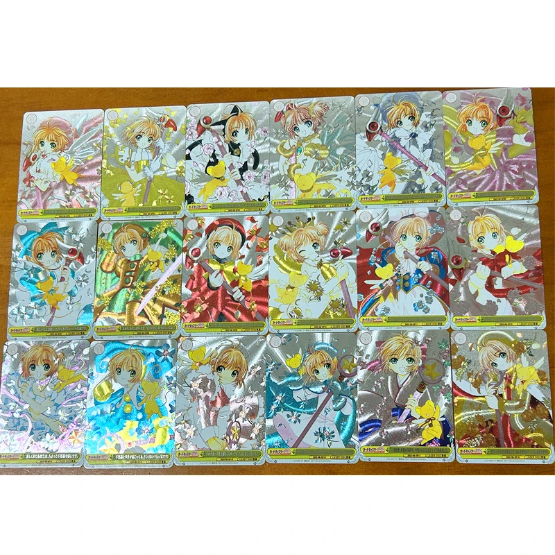 18pcs/set KINOMOTO SAKURA ACG Sexy Toys Hobbies Hobby Collectibles Game Collection Anime Cards