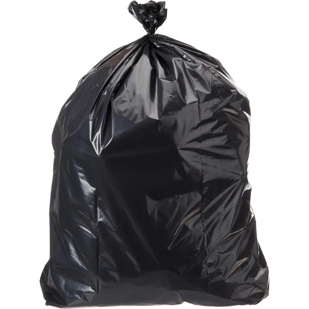 

23 Gallon SlimJim Trash Bags, 150 Count, 1.1 Mil Thick, Black - Heavy-Duty and Leak-Proof