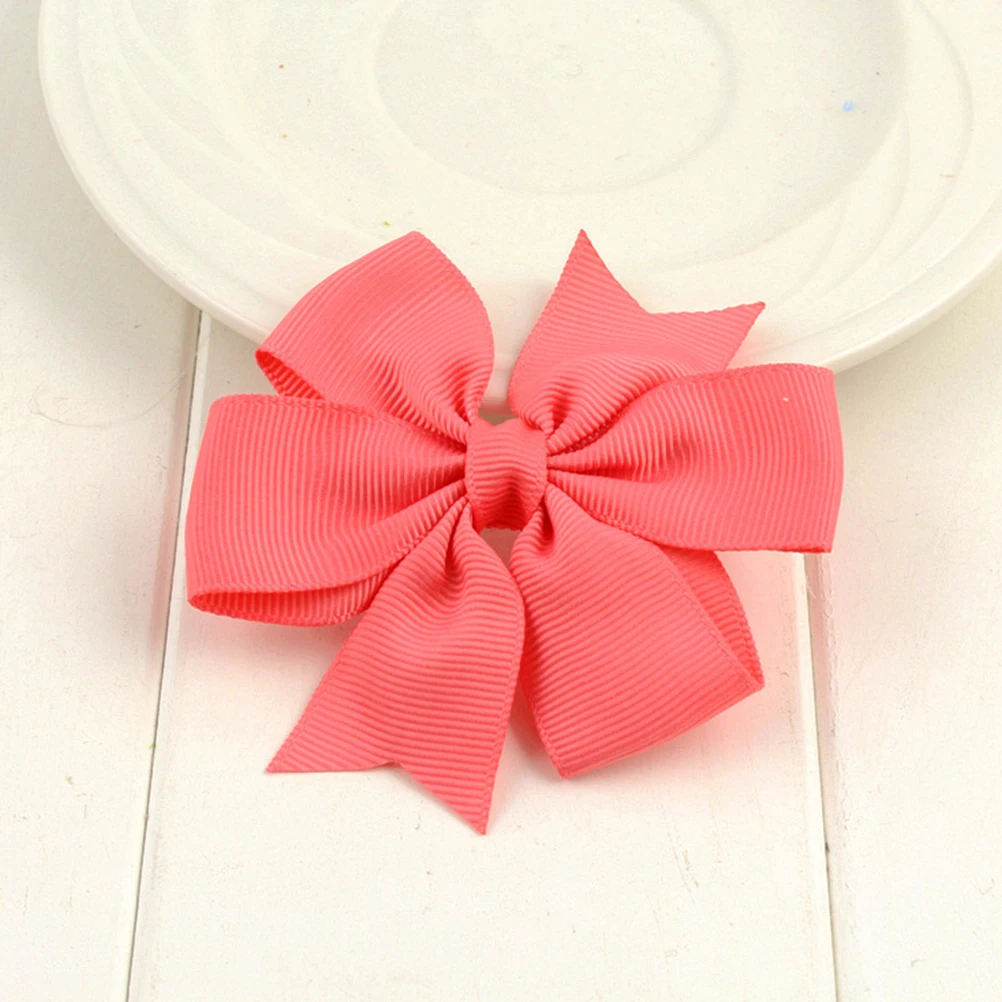 

10pcs Bow Clips Small Bows For Women Cute Hair Accessories Lightweight Wedding Party Graduation Banquet Daily Use Styling