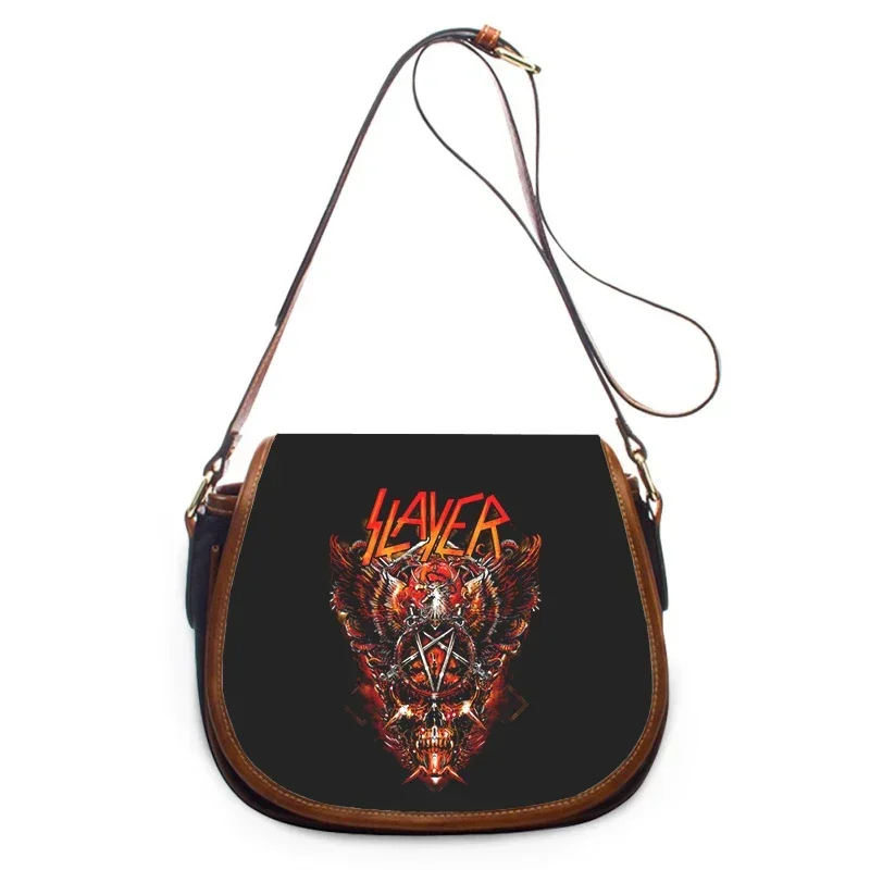 Slayer Thrash Metal print new fashion Women Crossbody Bag Luxury Handbags Women Bags Zipper Shoulder Bag women shoulder bag