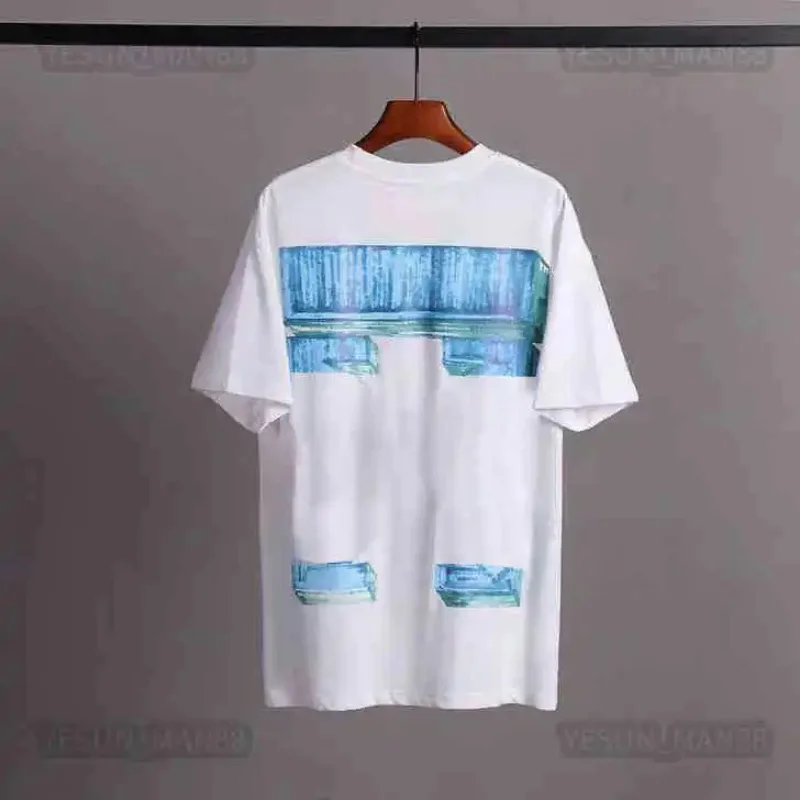 Fashion Designer Tshirt Mens Womens Summer High-quality Version T-shirt Cotton Clothing Loose Tees Tops Man Casual Short Sleeve