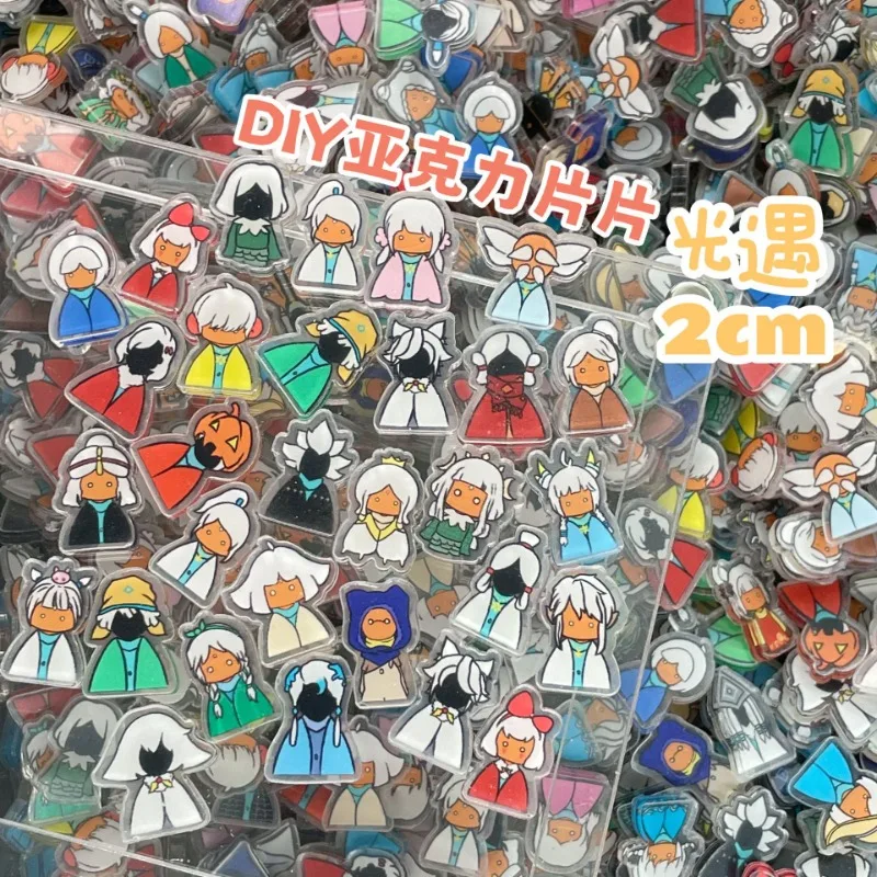 

Cartoon Light Encounters Peripheral Special-shaped Acrylic Pieces with High-value DIY Patch Mixed Assembly Accessories Materials