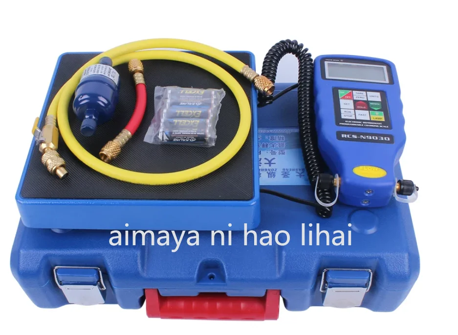 High Precision Portable Refrigerant Freon Liquid Scale Refrigerant Filling Electronic Scale Weighing Tool RCS-N9030