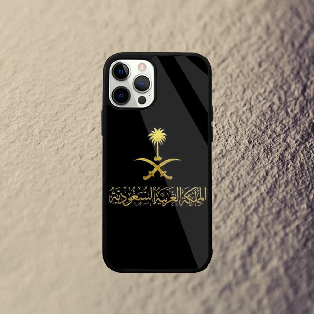 Kingdom Of Saudi Arabia Flag Phone Case For iPhone 15,14,13,12,11,Plus,Pro,Max Mini Magsafe Magnetic Wireless Charging