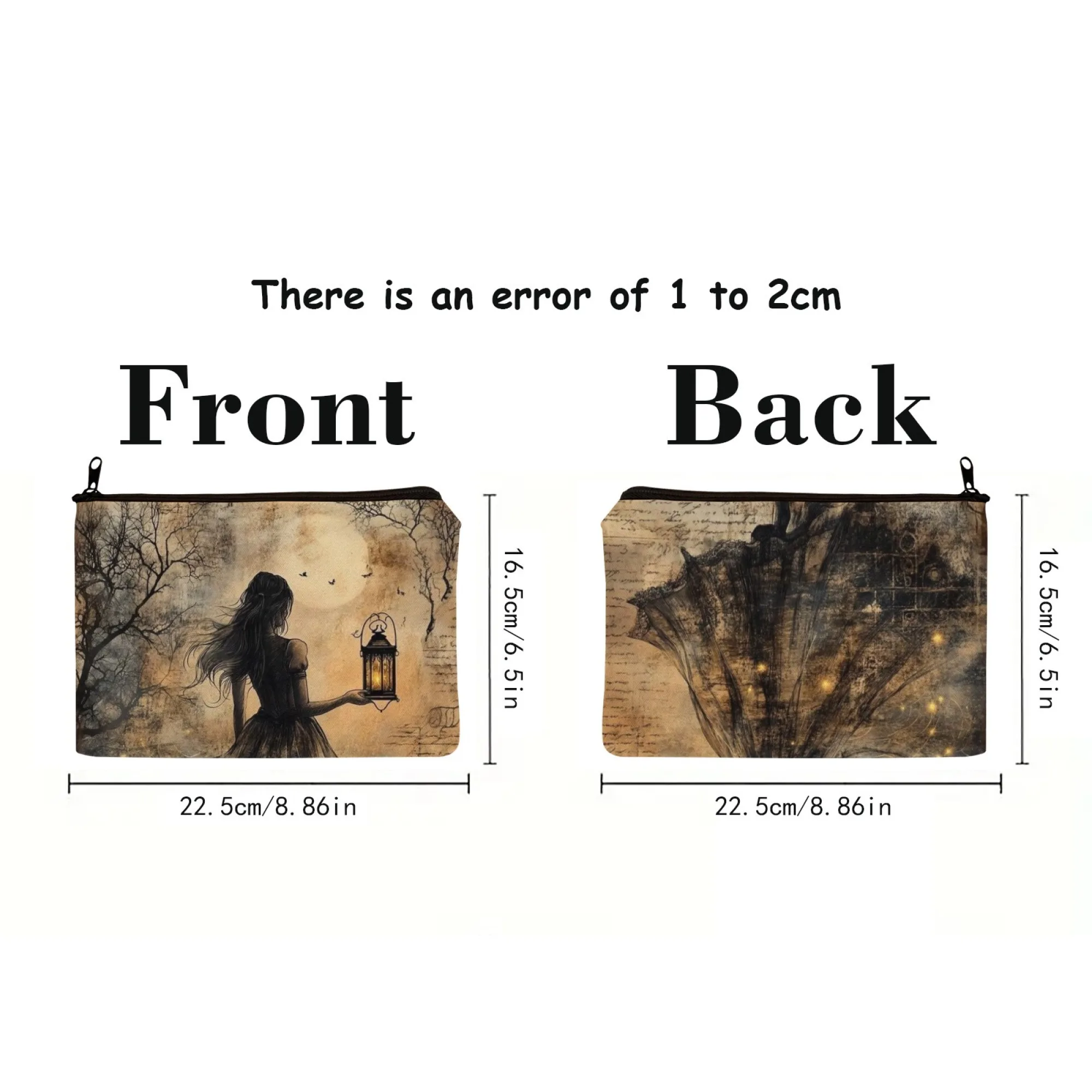 Fairy Tale Like Lantern Girl Makeup Bag Portable Large Capacity Travel Bag Cosmetics Storage Bag Makeup Bag