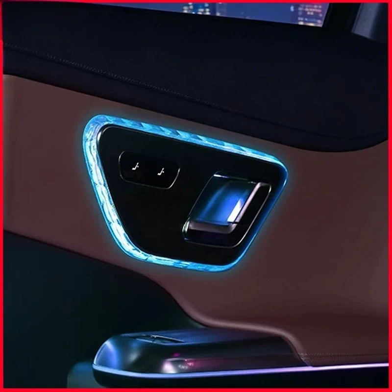 

For Mercedes Benz S EQS EQE Class W233 Crystal Car Door Light Frame Decoration Sticker interior Modification Accessories