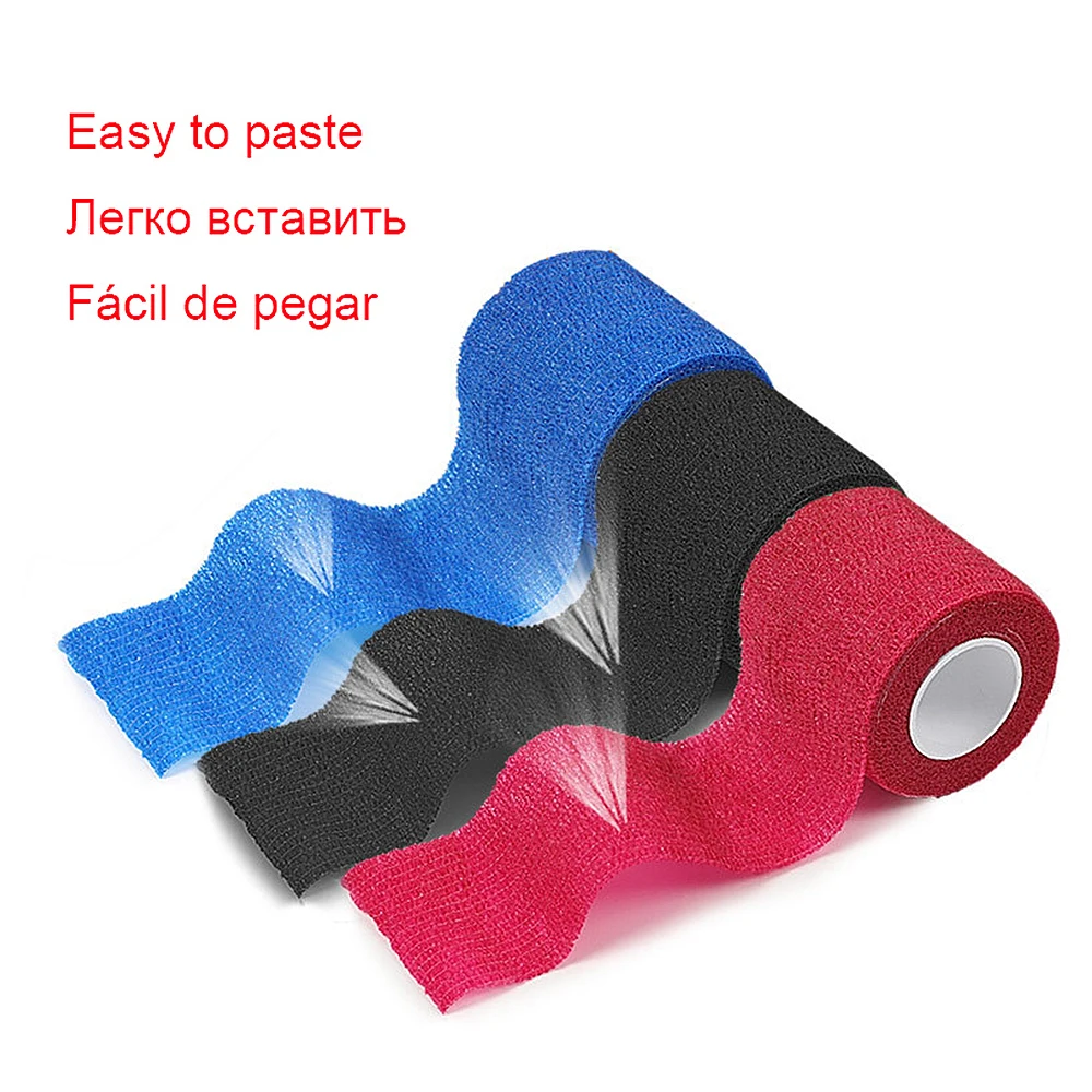 BraceTop-Vendaje deportivo elástico de colores, cintas de kinesiología autoadhesivas para Fitness, almohadillas de soporte para rodilla, envoltura