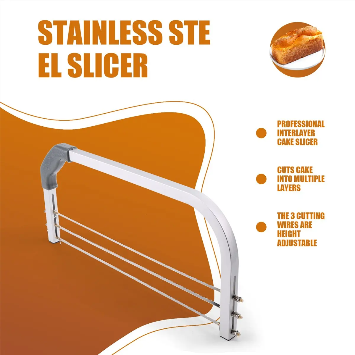 

ABLG 3 CAKE LAYER SLICER LEVELLER INTERLAYER INDUSTRY STANDARD