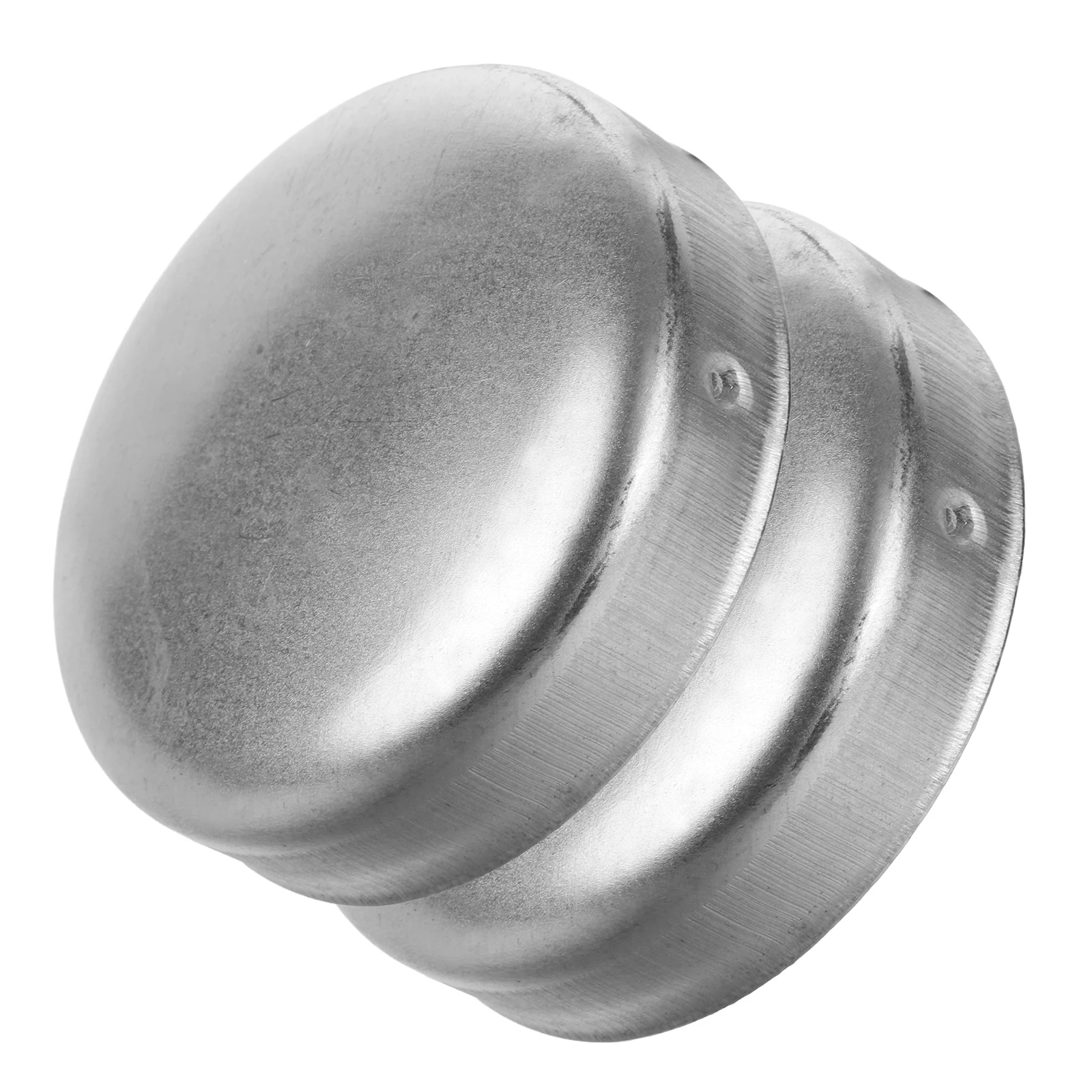 

2pcs Warning Column Cap Round Fence Post Covers Metal Guardrail Caps Replacement Fits 76mm Posts Durable Safety Accessories