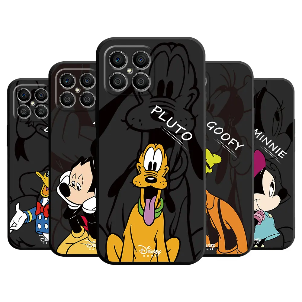 Disney Mickey Wonderful House Case For Honor X8a X8 90 X9a 8X 70 X9 X6 Magic5 Pro P40 Pro Black Soft Phone Funda