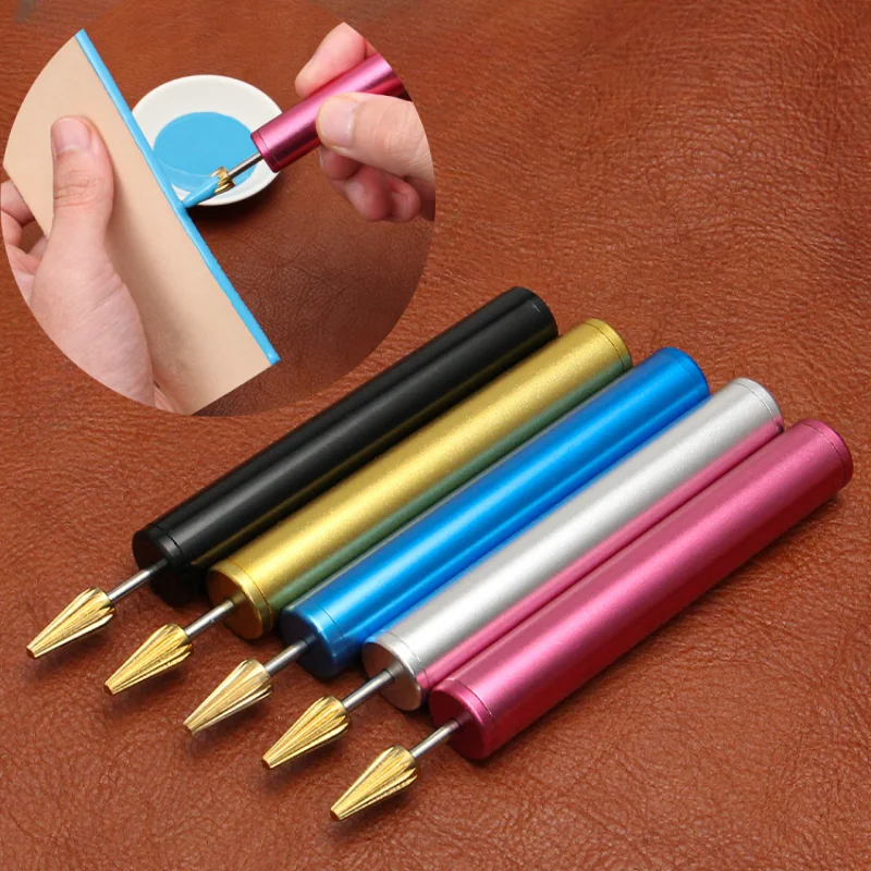 Brass Material Leather Smear Edge Oil Specific  Pen DIY Leather Goods Edge Sealing  Treatment Tool Repair Special smear Pen