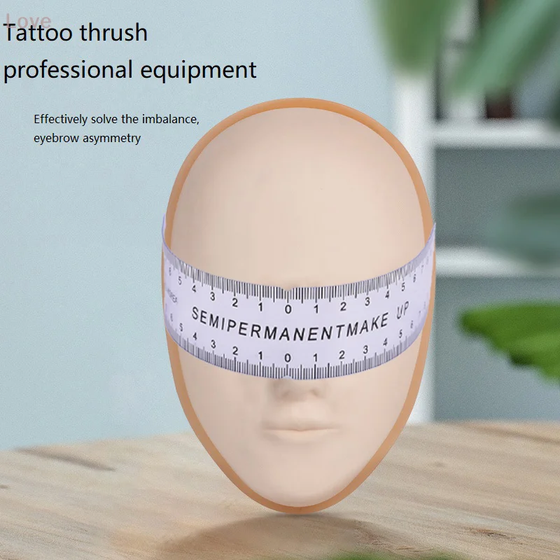 [L&P] مسطرة قياس الحواجب قابلة لإعادة الاستخدام أدوات دائمة لتشكيل ورسم الخرائط