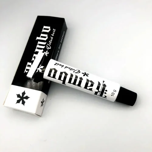 Rambo-crema ORIGINAL para tatuajes, crema para antes del maquillaje permanente, Microblading para cejas y labios, 10g