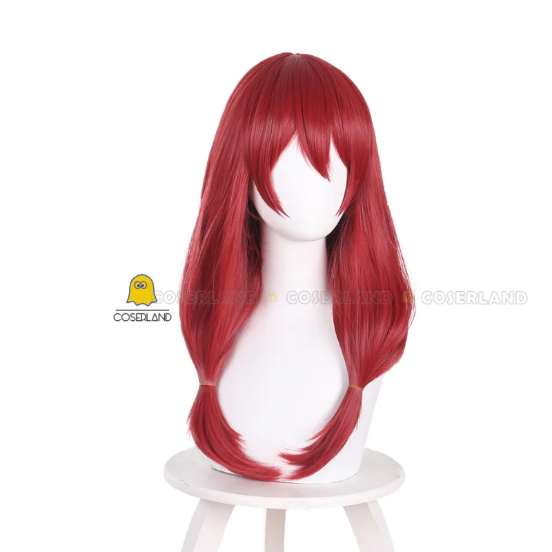 Anime Kakegurui Twin Sado Mikura Cosplay Wig Red Hair Heat Resistant Fiber Hair Girl Women Juraku Sachiko Accessory Free Wig Cap