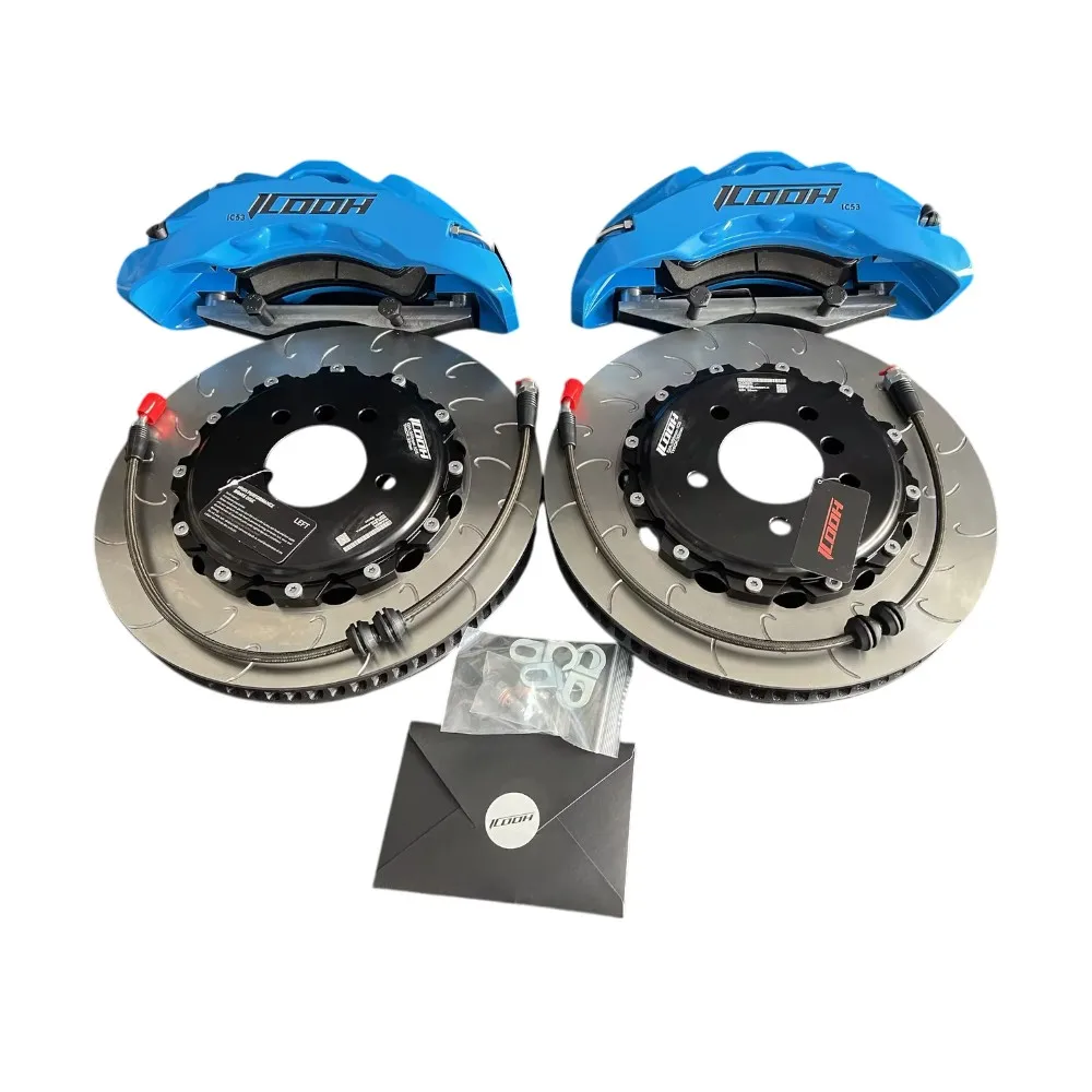 

Комплекты усиленных тормозных систем ICOOH Racing с 6-поршневыми фиксированными суппортами IC5 330*32 мм для Toyota Hilux N40-AN130