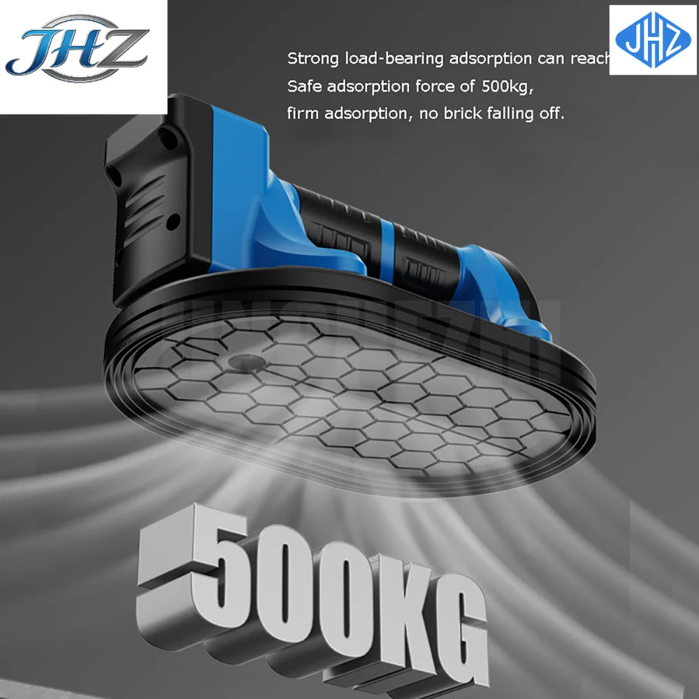 

JHZ for500KG Heavy Duty for Rough Surfaces, Tiles, Glass, Slabs (10 inch) Electric Vacuum Lifter Suction Cup