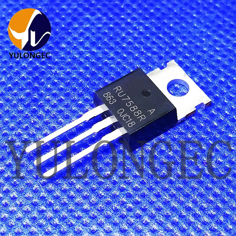 

10PCS RU7588R N-Channel Power MOSFET 80A/80V 7mOhms TO-220 Chip Original