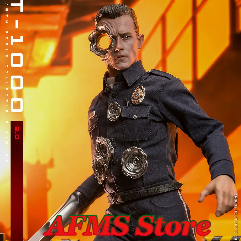 

HOTTOYS MMS774 Коллекционная фигурка в масштабе 1/6, Терминатор 2 Судный день T1000 2,0, будущий воин, 12 дюймов, мужская фигурка солдата