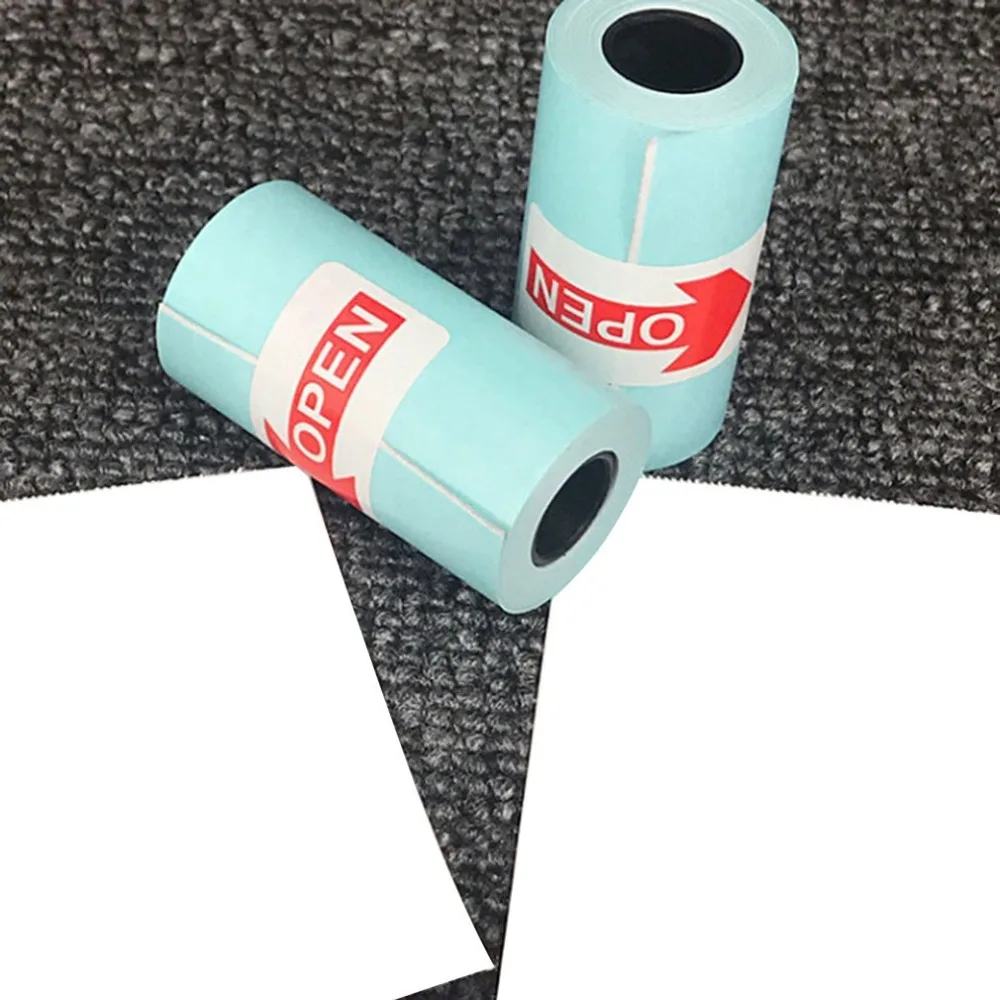 Hot 3 Rolls Printing Sticker Paper Thermal Adhesive Photo Paper for Mini Pocket Photo Printer Paperang P1 P2 Bill Receipt Papers