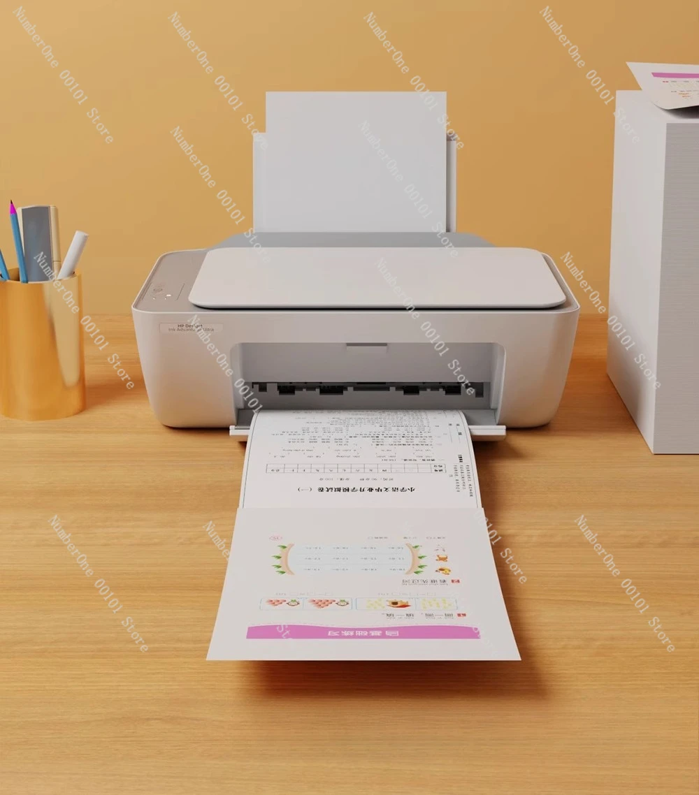 Color wireless printer Home small copy and scanning machine Students can connect to mobile phones