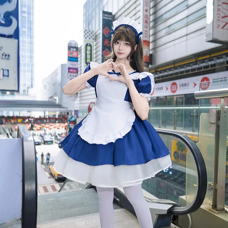 

Bodyline Angel Alice Maid Dress - Japanese Short Lolita Cafe Uniform for Cosplay & Roleplay