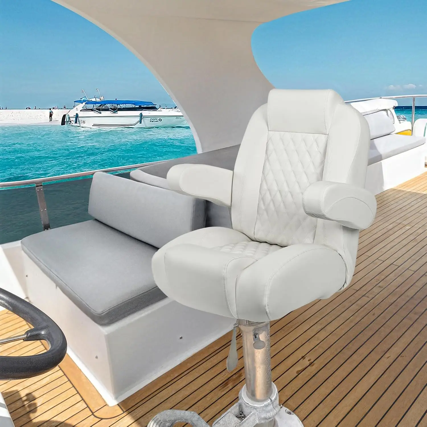 Luxury Pontoon Captains Chair Yacht Bucket Boat Seat