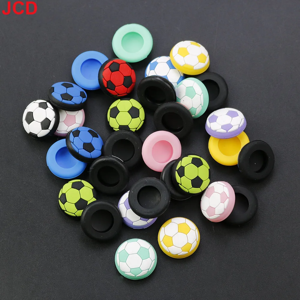 JCD 1pcs Soft Silicone Thumb Stick Grip Cap Football Joystick Cover For PS5 PS4 PS3 Xbox One 360 Controller Thumbstick Case