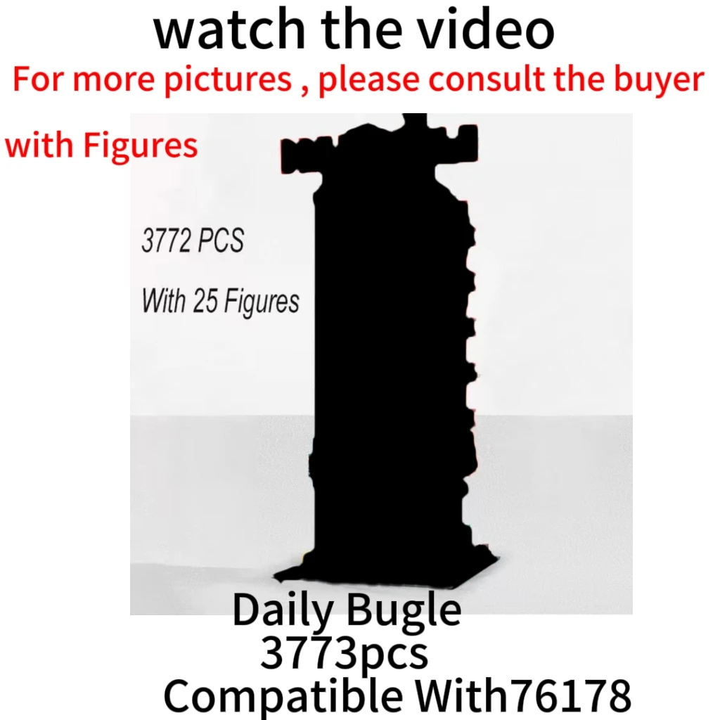 

In stock 3772PCS The Bugle Building of Daily Compatible 76178 Classic Building Blocks Bricks Birthday Christmas Gifts for kids