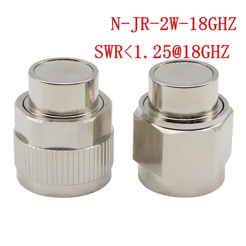 5pcs  N-type load N-J male terminal N plug N matching load 50 ohms N-type load 18GHZ 2W