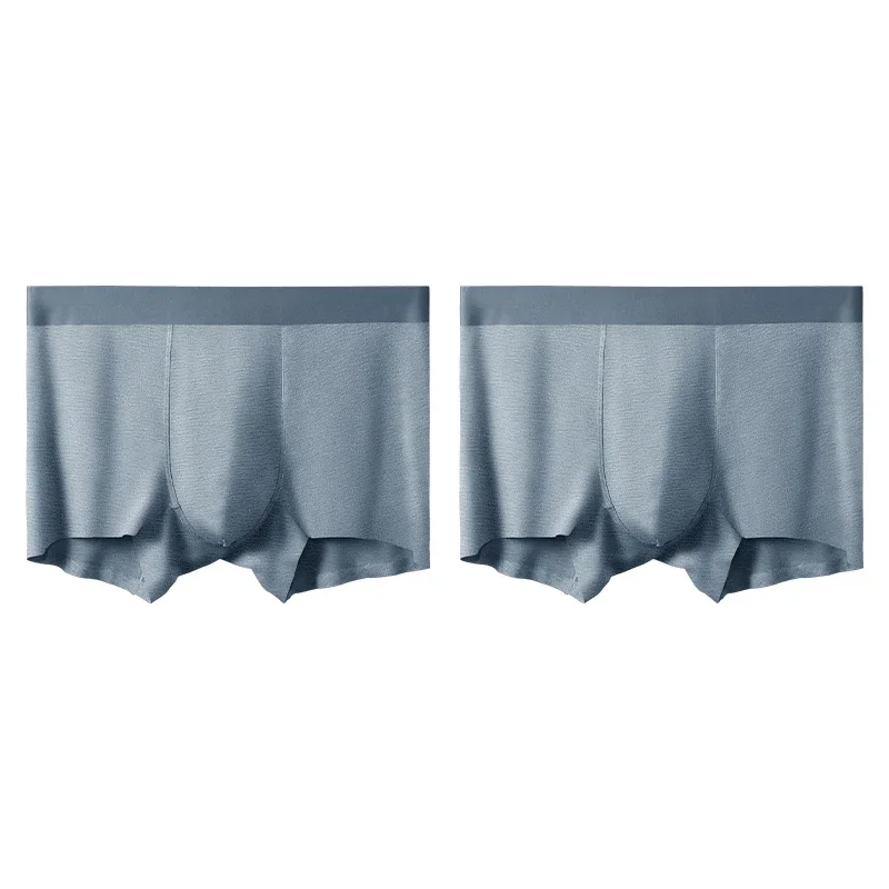 

Комплект из 2 мужских трусов-боксеров из хлопка и модала, летние, тонкие, спортивные, больших размеров