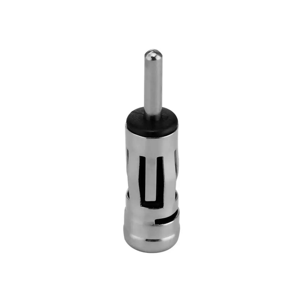 New Vehicles Connector Car Radio Stereo Aerial Plug Antenna Mast Adapter ISO To Din