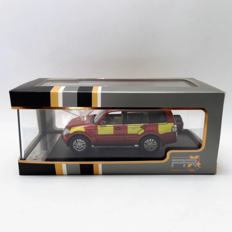 IXO Diecast escala 1:43 PAJERO motor de bomberos modelo de coche de aleación colección de simulación terminada decoración niño regalo juguete pantalla estática