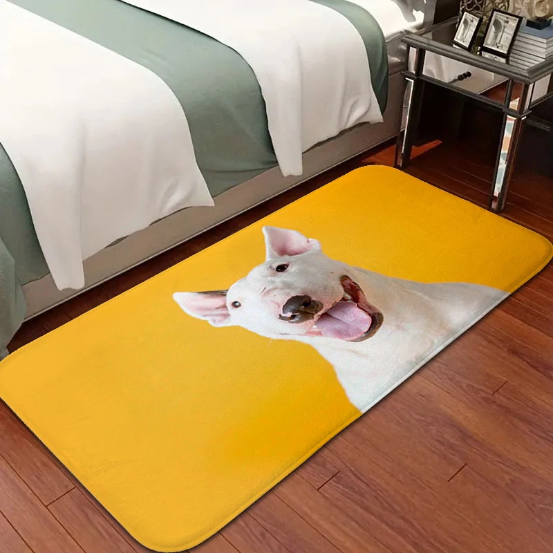 

Custom Mat A-Bull Terriers Bathmat Rug for Bed Room Carpet Washable Non-slip Kitchen Mat Room Decorating Items Veranda Floor Mat