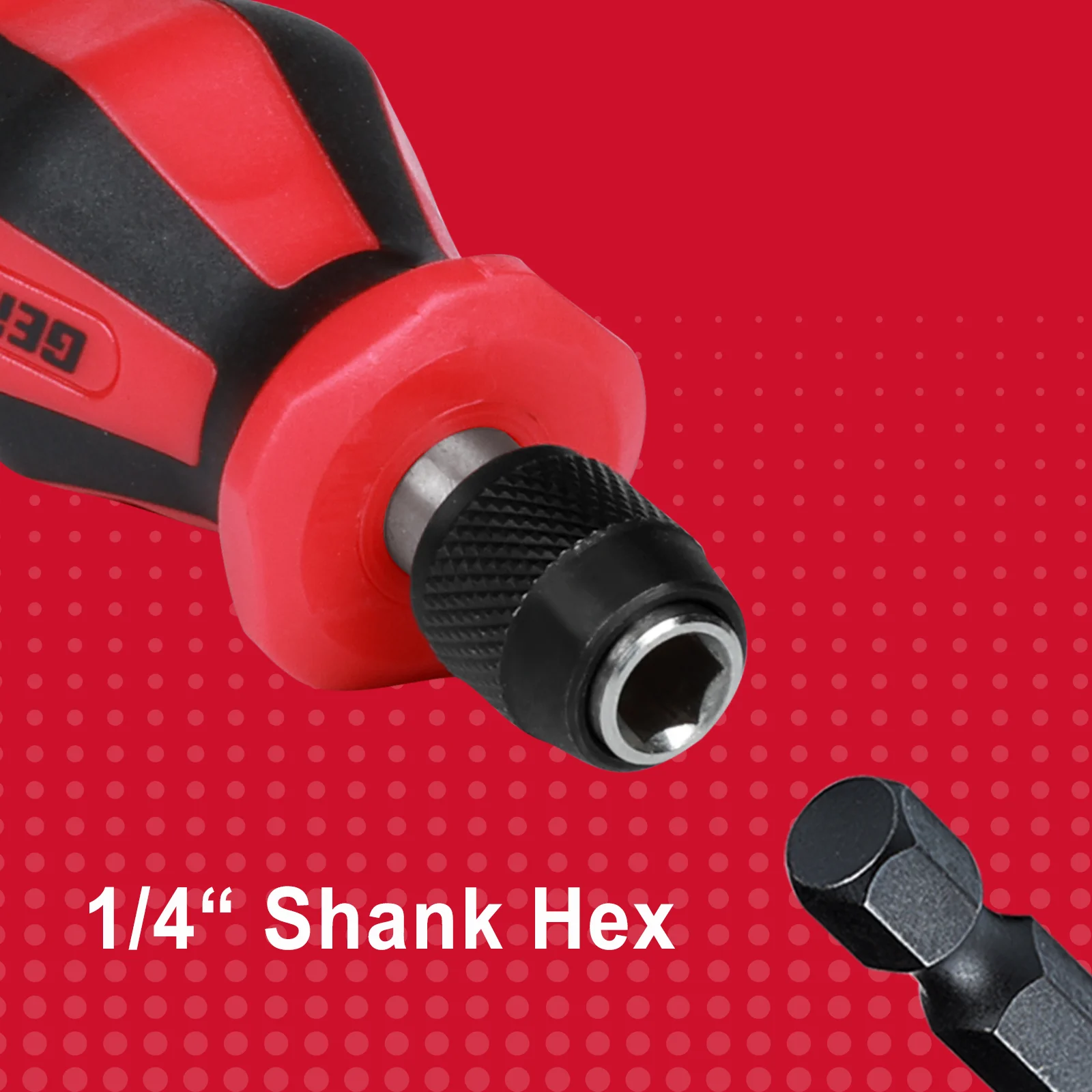 Geinxurn Magnetic Changeable Head Manual Screwdriver Set Include Quick Change Mini Screwdriver and Bits,Socket Driver set