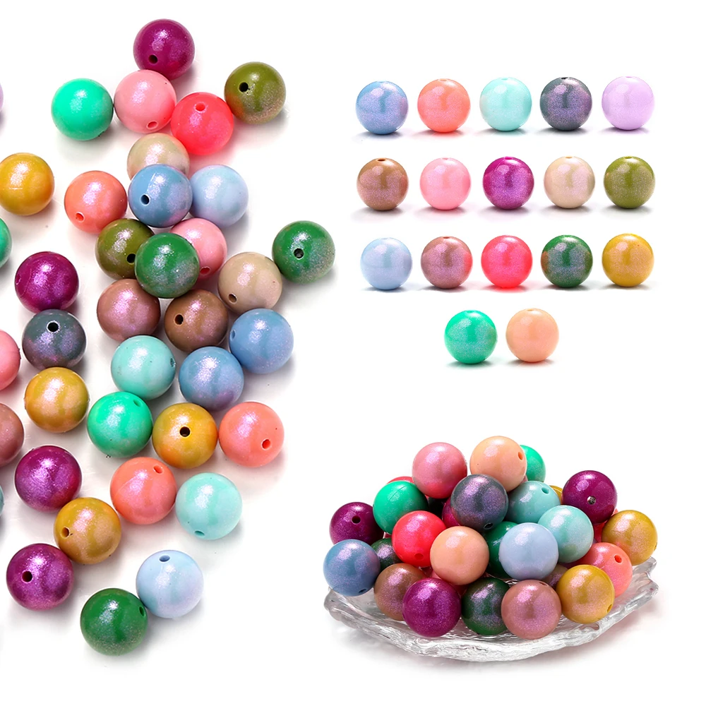 

20Pcs New 15mm Round Silicone Beads for Pacifier Clips Chain Spacer Beads for Diy Jewelry Making Necklace Teether Accessories