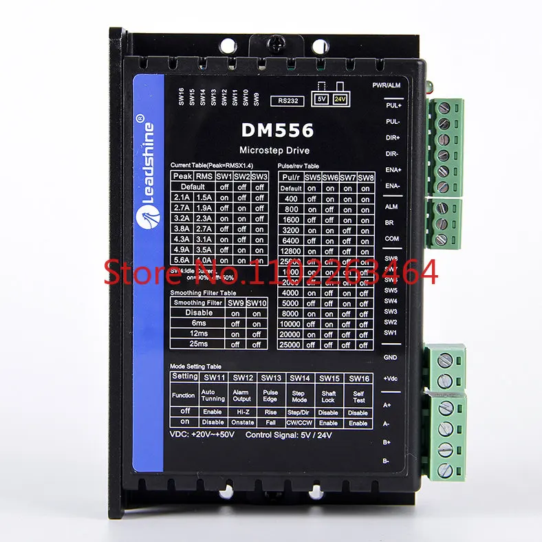 

DM556 two-phase 42 57 86 stepper motor driver is compatible with Reiser MD556 ND556