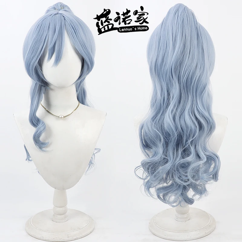 NIJISANJI Virtual YouTube Yano Kuromu Cos Cosplay Wig Halloween Carnival Party Prop Synthetic Hair Heat Resistant Fiber +Wig Cap