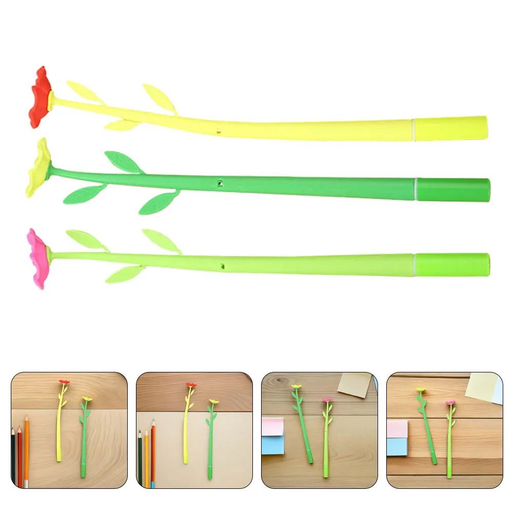 

50Pcs Flower Gel Pens Creative Cute Floral Ink Writing Pens Decorative Cartoon Stationery Home Office School Journaling Party