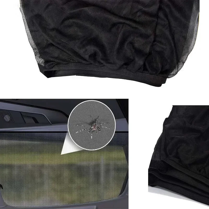 NEW 2pcs Car Sun Shade Styling Accessories  Auto UV Protect Curtain Side Window Sunshade Mesh Sun Visor Protection Window Films view 3