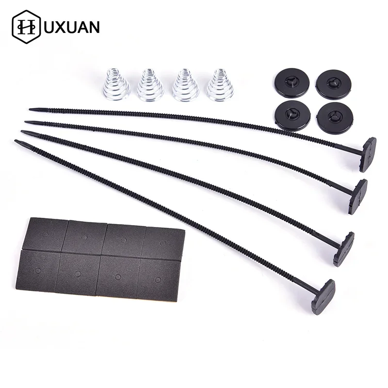 

1Set Electric Radiator Fan Tie Strap Mounting Kit Zip Ties Straps Tabs Springs