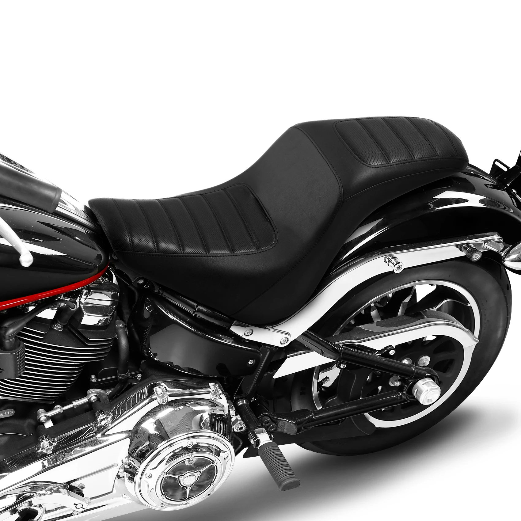 Driver & Passenger 2 Up Seat For Harley Softail Low Rider FXLR 2018-2023 Motorcycle