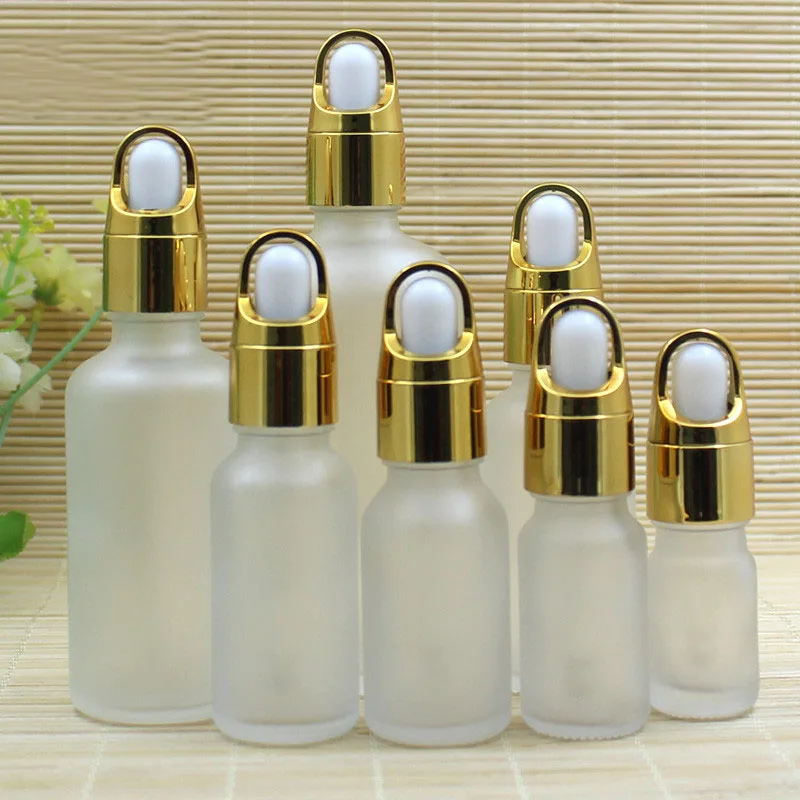 

50ml green/blue/brown/clear glass bottle gold silver basket lid essential oil serum moisture sample liquid skin cosmetic packing