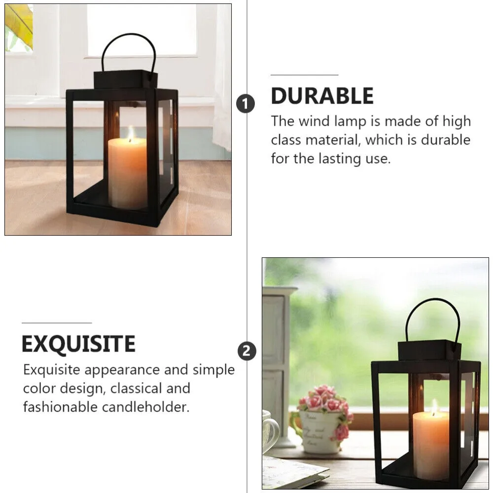 Hanging lantern outdoor Christmas Candle Holder Lawn Camping Decoration Landscape Courtyard Garden Candle Lantern