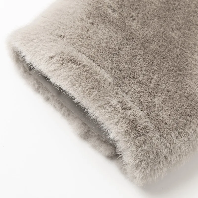 2026 New Double-sided Wear Parkas Women's Winter Fleece Cotton-padded Jacket X-long Overcoat Faux Mink Fur Thicken Hooded Coats