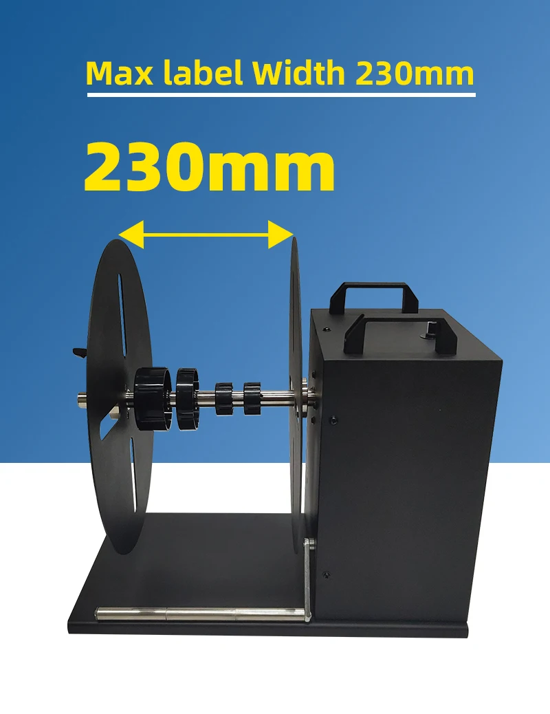 إعادة لف الملصقات الخارجية لطابعة الباركود طابعة ملونة A9 ماكينة لف الملصقات الأوتوماتيكية 360 مللي متر ماكينة لف سطح الطاولة
