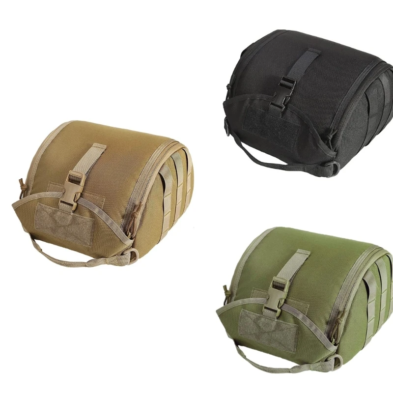 casque tactique E74B, pochette transport rangement Molles pratique pour le sport, chasse, le tir,