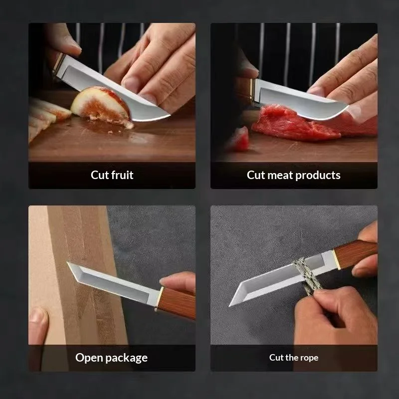Compact Thick-Bladed Mandoline Knife With Dual Blades Perfect For Home Use In The Kitchen Peeling Fruit Cutting And Grilling