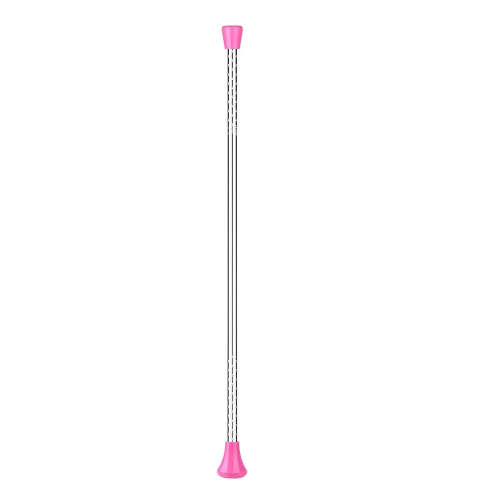 Portable Stainless Steel Marching Baton Balanced Professional Twirling Baton Lightweight Dancer Wand Performance Arts