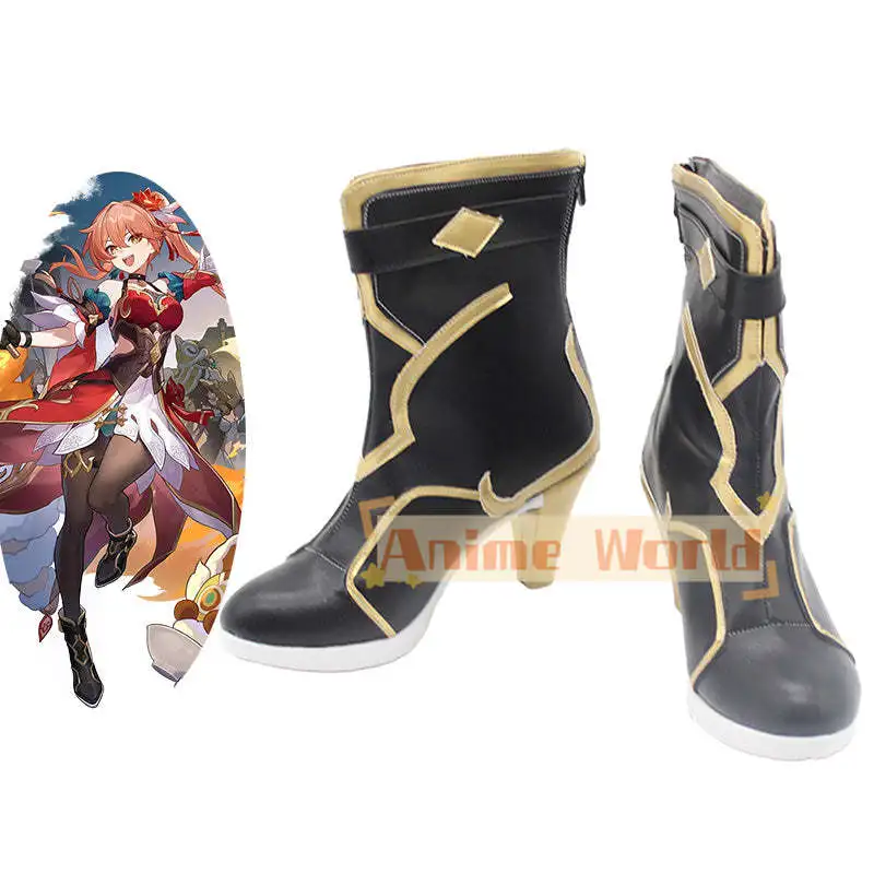 

Anime Honkai: Star Rail Guinaifen Cosplay Shoes Boots Any Size for Unisex