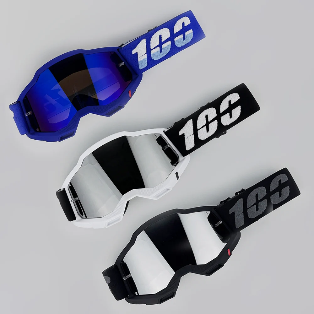 100 Motorcycle Glasses Men Motocross Goggles Helmet MX Moto Dirt Bike ATV Ski Outdoor Sports Glass Scooter Googles Mask Cycling